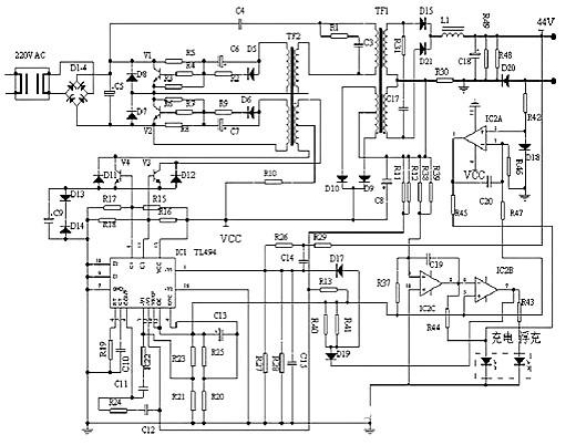 電動(dòng)車充電器電路圖