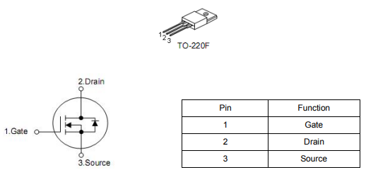 ?3n80場(chǎng)效應(yīng)管,KIA3N80H參數(shù)引腳圖,原廠現(xiàn)貨-KIA MOS管