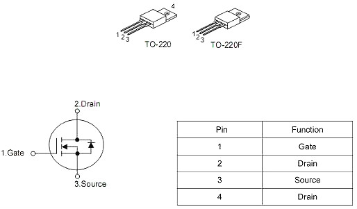 逆變器場效應(yīng)管,500v13a,KNX6450A參數(shù),原廠現(xiàn)貨-KIA MOS管